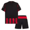 Camisola + Calções AC Milan Criança Equipamento 1ª 2025-26